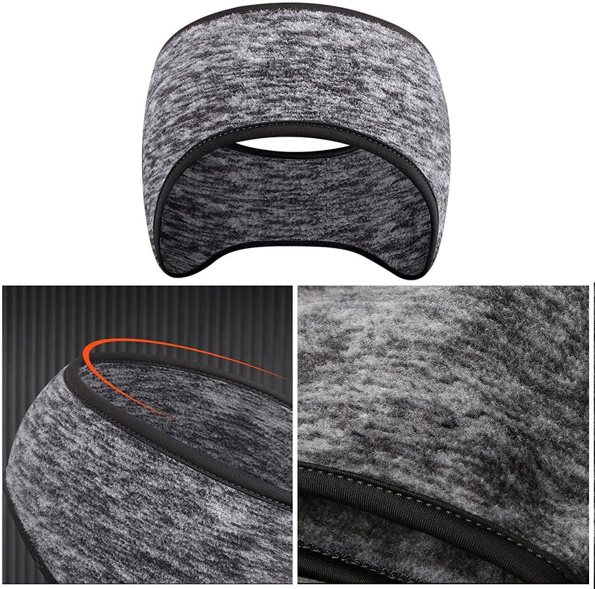 Ear Cover for Winter Headband Ear Warmers Ear Muff Stretchy Sweatband Headband Ski Workout Headbands Moisture Wicking Thermal Sport Headbands for Women Man Girls 3 Packs